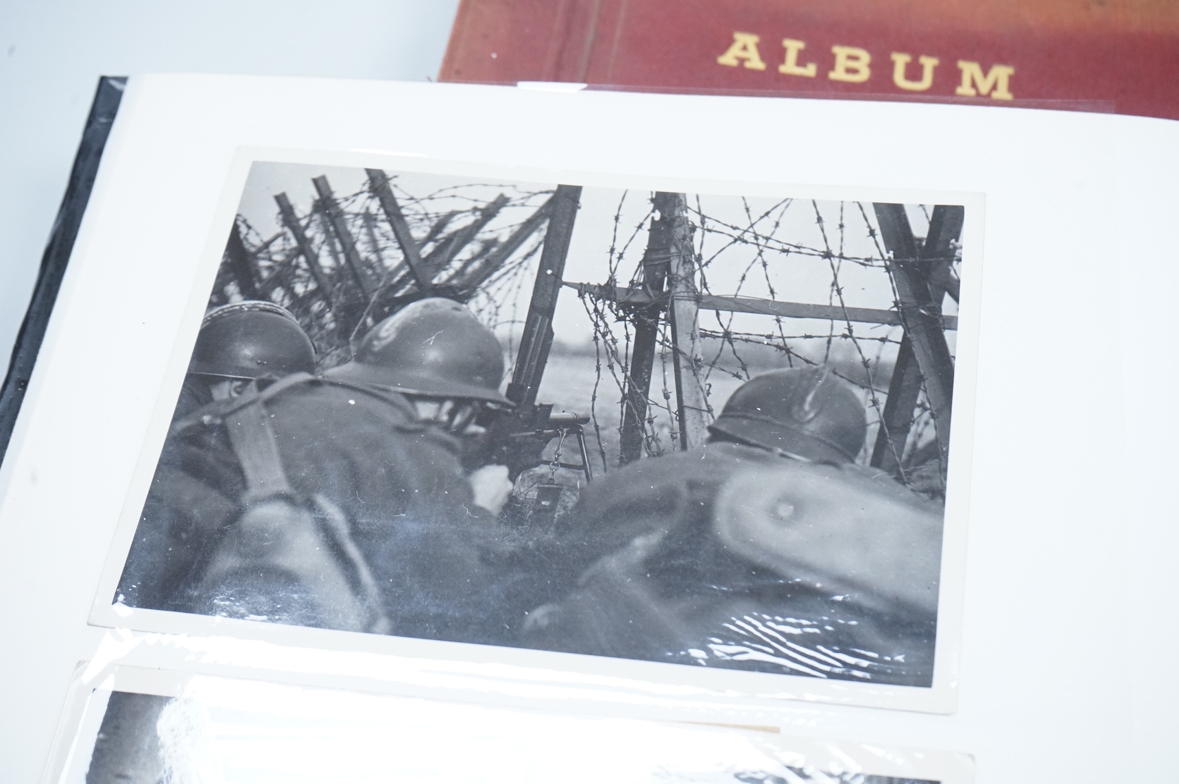 A WWII scrapbook and a photograph album compiled by Maureen Helen Thompson, British Red Cross F.A.N.Y in Women's Transport Service